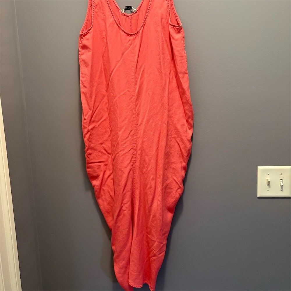 Zara Coral Maxi Dress